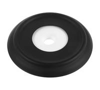 HEALEEP Stainless Steel Bathtub Spout Trim Plate Easy Installation with Foam Gasket Ring, Rustfree Bathroom Faucet Cover Ring 9.20x9.20x1.00cm, for Tub Spout Gap Sealing and Remodeling