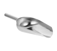 HEALEEP Stainless Steel Ice Scoop 16 Inch Metal Lining Round Base Candy Shovel for Weddings Buffet Kitchen Use
