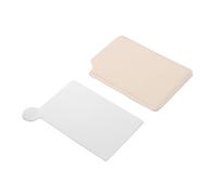 HEALEEP Stainless Steel Makeup Mixing Tray Portable Foundation Palette for Cosmetics Nail Polish Mixing Plate Professional Makeup Tool for Women