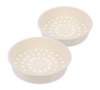 HEALEEP Steamer Basket Set for Rice Cooker 3l 5l, Kitchen Cooking Steamer Insert, Compatible with Electric Rice Cooker for Steaming Vegetables and Seafood, 2pcs Kitchen Gadget