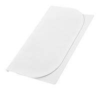 HEALEEP Steel Monitor Mount Reinforcement Plate Practical Desktop Fixing Bracket for Most Monitors White Steel Reinforcement Plate and Installation