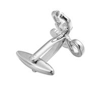 HEALEEP Stethoscope Cufflinks Fashion Shirt Nails Creative Silver Stainless Steel with Practical and Aesthetical Design for Men for Business Meetings and Anniversaries
