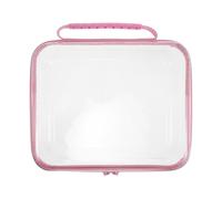 HEALEEP Storage Bag Hard Shell Zipper Bags for Toys and Cosmetics Crush-Resistant Travel Case Plastic Travel Organizer Large Capacity Zipper for Office and Home Use