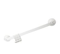 HEALEEP Strong Suction Cup Hooks 6-Row Wall-Mounted Hanging Rack for Kitchen and Bathroom Flat Surface Storage Towel Spoon Spatula Holder Stick-on Hooks