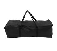 HEALEEP Sturdy Weekender Bag Multipurpose Duffel Bag with Extra-Large Capacity Padded Shoulder Strap Oxford Cloth Black Classic Style for Outdoor Camping Travel