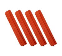 HEALEEP Sweat Bands for Hard Hats 4pcs Flame Retardant Cotton Breathable Hard Hat Insert for Welding Helmet Long Hours of Wear Orange