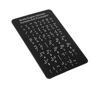 HEALEEP Tactile Raised Dots Educational Tool for Blind Adults User Friendly Layout for Easy Navigation of English Letters Numbers Supports Independent Learning
