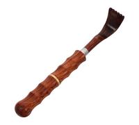 HEALEEP Telescoping Scented Rosewood Back Scratcher with Extendable Handle, Portable Wooden Body Scratching Tool for Men Women, Lightweight Brown Trigger Point Massager for Scalp and Back