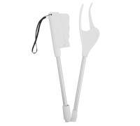 HEALEEP Trash Picker Grabbing Tool Versatile Secure Grip Plastic Stainless Steel for Bedrooms Kitchens Daily Use Aid for Seniors Pregnant Women