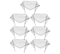 HEALEEP Triangular Mesh Hair Nets Comfortable Fit and Prevents Slipping for Women 7pcs Polyester Material, for Curlers Use at Home or Salon Styling