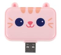 HEALEEP USB Docking Hub Port Adapter Computer Adapter Compact and Portable High-speed Data Transfer Pvc Aluminum Abs Travel Workspace Laptop Accessory