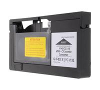 HEALEEP Vhs-c to Vhs Cassette Adapter for Camcorder Video Playback, Motorized Tape Converter Box Compatible with Vhs Players, Digital Conversion Accessory for Home Video Transfer
