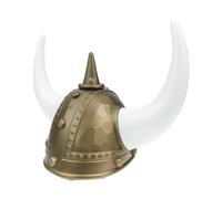 HEALEEP Viking Ox Horn Hat Decorative Cosplay Helmet for Halloween Carnival Fits for Parties Photo Unique Costume Accessory