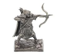 HEALEEP Vintage Copper Knight Figures Statue Miniature for Home and Living Room Desk Decor Featuring Fine Craftsmanship and Unique Retrostyled Design for Collectors and Army Decorations
