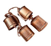 HEALEEP Vintage Metal Cow Bell Loud Calling Bell for Farm Animals Iron Hanging Accessory with Clear Sound Lightweight Lost Alarm for Cattle DIY Craft Use