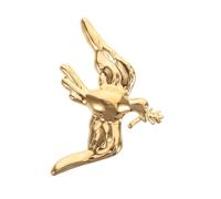 HEALEEP Vintage Peace Dove Brooch Zinc Alloy Metal Lapel Pin Elegant Collar Pin for Women and Men Wedding Shawl Jacket Accessory Unique Fashion Statement