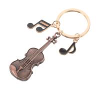 HEALEEP Vintage Violin Keychain and Men, Lightweight Zinc Alloy Musical Note Keyring with Portable Design, for Concerts and Daily Outings Accessories