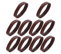 HEALEEP Watch Strap Loop Broken Retainer 10pcs for Brown Replacement Leather Comfortable and Skin-friendly Watchband Loop Suitable for Women's Watch Bands