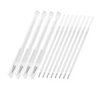 HEALEEP Waterproof Eyebrow Tattooing Pen White Skin Marking Cosmetic Pen Set 12pcs for Salon Mapping and Embroidered Makeup Use