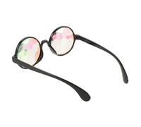 HEALEEP Wear Resistant Rave Glasses Fun Kaleidoscope Design Portable Party Accessory for Christmas and Festivals Lightweight Durable Glasses for Adults