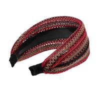 HEALEEP Wide Fabric Headband Featuring Unique Aesthetic Feeling and Elegant Style Lightweight and Portable for Women with Criss Cross Design, Practical Daily Wear Hair Accessory