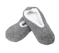 HEALEEP Women Plush Warm Slippers Thickened Non Skid Indoor Shoes Soft Wool Blend Cozy Home Socks for Autumn Winter Light Chic Design Family and Guests