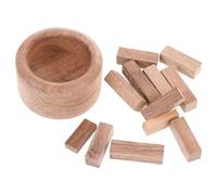 HEALEEP Wood Pile Shape Essential Oil Diffuser Home Decor Aroma Diffuser for Living Office Patchouli Essential Oil for Home
