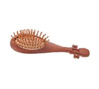 HEALEEP Wood Scalp Massage Comb with Smooth Polished Finish, Chinese Lute Wide Paddle Design for Minimizing Breakage and Reducing Static, Portable Natural Wooden Hair Comb for Weddings