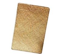 HEALEEP Woven Table Place Mat Rectangular Woven Placemat 35cmx25cm Cattail Material Multi-function Anti-scalding Placemat Protective Table Mat for Homes and Kitchens
