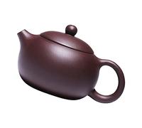 HEALEEP Zisha Wear-Resistant Teapot Handmade Purple Clay Tea Kettle Compact Traditional Chinese Tea Pot for Home Brewing