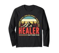 HEALER. MATTHEW 9:35 BIBLE CHRISTIAN Long Sleeve T-Shirt