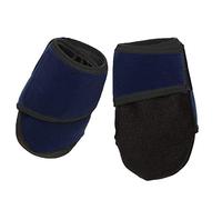 Healers Medical Dog Boots Box Set, Strong Hook Closure, Rubber Soles, Nonslip, Machine Washable, Water Resistant, 2 boots and 2 Gauze Pads, Small