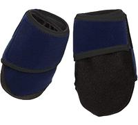 Healers Medical Dog Boots, Strong Hook Closure, Rubber Soles, Nonslip, Machine Washable, Water Resistant, 2 boots and 2 Gauze Pads, Large