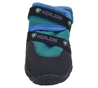 Healers Urban Walker III Waterproof Dog Boots, Paw Protection for Active Dogs, Non Slip Sole and Reflective Band for Night Visibility, 1 Pair Small Teal