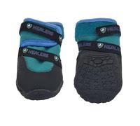 Healers Urban Walkers III Dog Boots for Paw Protection with Non Slip Sole, Reflective Pet Booties, 1-Pair (Teal, Medium)