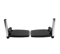 Healeved 1 Pair Footrest for Standard Wheelchairs and Transport Chair Composite Footplates Universal Footrests Wheelchair Replacement Parts Accessories