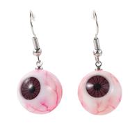 Healeved 1 Pair Halloween Eyeball Earrings For Women Funny Creepy Eye Ball Dangle Earrings Spooky Jewelry For Halloween Party Costume Accessories