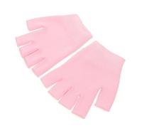 Healeved 1 Pair Pink Knit Fabric Moisturizing Gloves for Women Hand Care Protective Gloves for Spa Supplies and Dry Hands Soft and Flexible