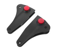 Healeved 1 Pair Plastic Wheelchair Armrest Bracket - Power Wheelchair Push Button Armrest Latch Clip - Mobility Device Frame Spare Parts Hardware for Home Nursing