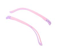 Healeved 1 Pair Silicone Glasses Replacement Temple Arms for Eyeglasses, Comfortable Clip-on Frame Legs for Reading Glasses, Sturdy Plastic Material for Homework and Class Use