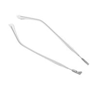 Healeved 1 Pair Universal Eyeglass Arms Replacement Metal Eyeglass Temples Wearresistant Enhanced Grip 5.51x0.22x0.12in for Home Everyday Use Eye Glasses Repair Parts