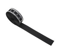 Healeved 1 Roll Film Strip Ribbon Holiday Ribbon Silver Elegant Metallic Touch Sturdy Easy to Handle Polyester for Holiday Wreath Making Wrapping and Craft Decorations