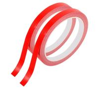 Healeved 1 Roll Red Cloth Racket Protector Tape Adhesive Backing for Paddle and Tennis Racket Stylish Appearance and Portable Table Tennis Supply