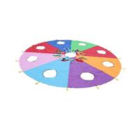 Healeved 1 Set Outdoor Octagonal Rainbow Umbrella for Mole Attack Game Plaything for Cognition Development for Parent Activities Sensory Training and Group Fun