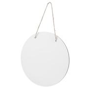 Healeved 10 Inch Sublimation Door Signs Circle Plaque Mdf Density Board Jute Rope Nice Hardness Not Easy to Break Or Deform Creative Rustic Style for Home Decoration