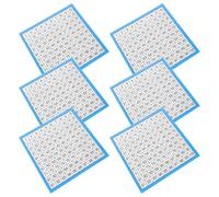 Healeved 10 Laminated Number Charts 1-100 Math Learning Chart for Classroom and Homeschool Educational Math Accessory Set