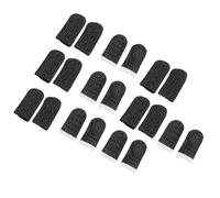 Healeved 10 Pairs Anti-slip Finger Stall Versatile Finger Cover with Nylon and Silver Fiber Material Reduces Operational Errors for Playing Games and Game Supply
