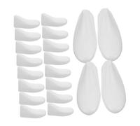 Healeved 10 Pairs Disposable Foam Shoe Shaper Inserts for Men and Women Expanding Toe Area Maintaining Shoe Shape Suitable for Home Use to Extend