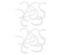 Healeved 10 Pairs Ear Corrector Clips - Soft White Silicone Auricle Correction Supports for Newborns and Babies to Fix Protruding Ear Shape