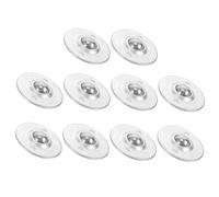 Healeved 10 Pcs Ball Transfer Bearing Rollers Carbon Steel Universal Rotation Casters with Two Screw Holes Strong Load-bearing Smooth and Silent Moving for Furniture Replacement